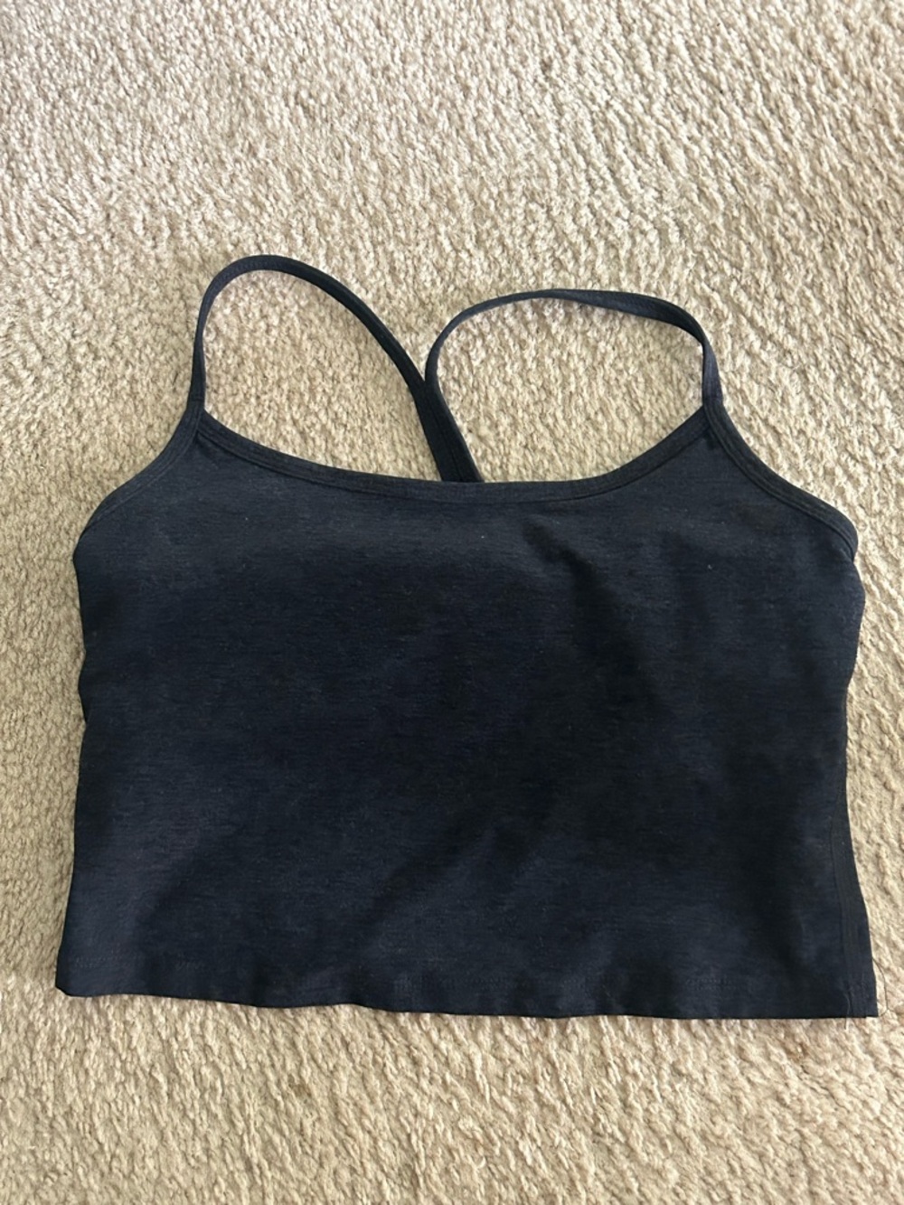 BEYOND YOGA Cropped Spaghetti Strap Tank Top